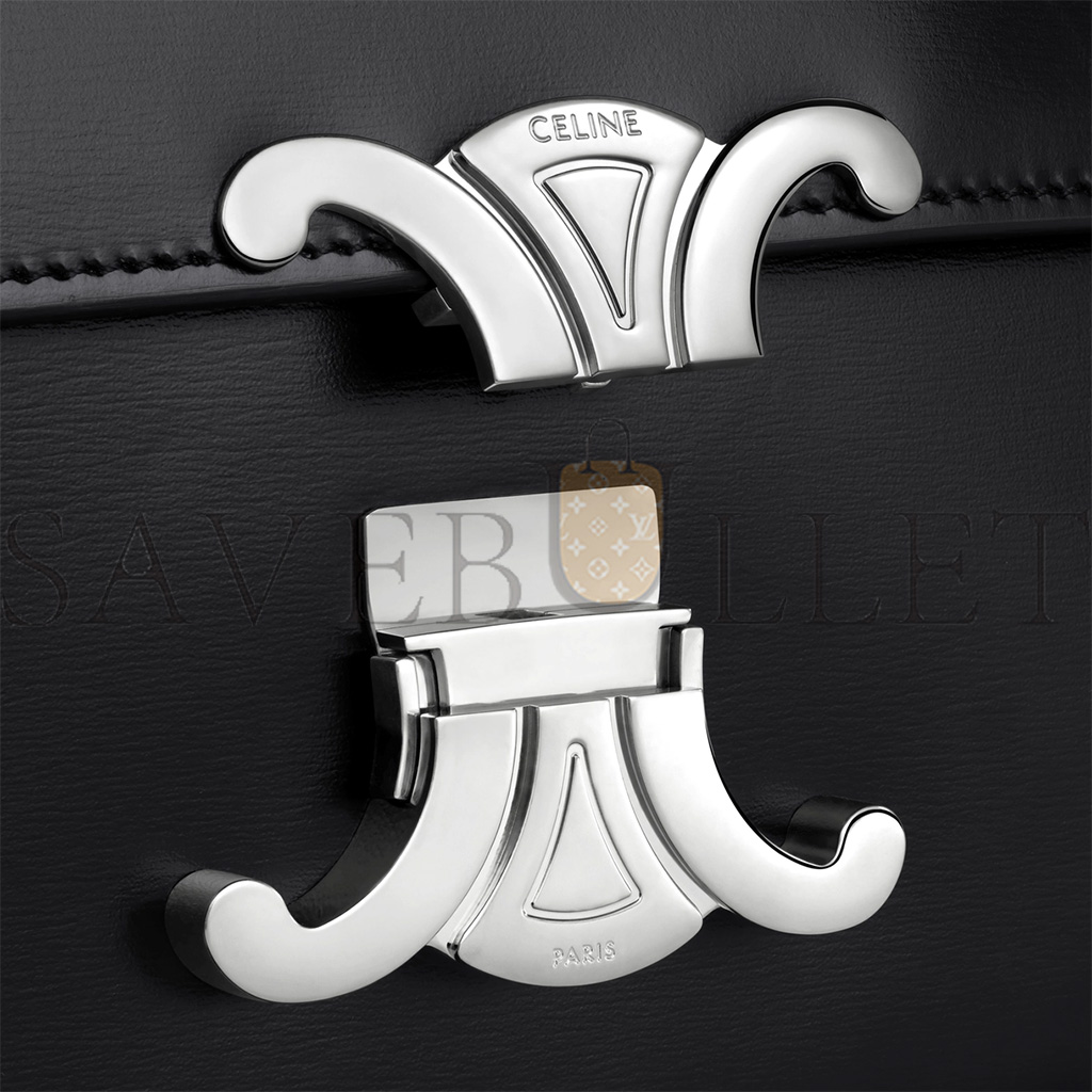 Ce**e chain shoulder bag claude in shiny calfskin 115203bf4.38si (20.5*11.5*4cm)